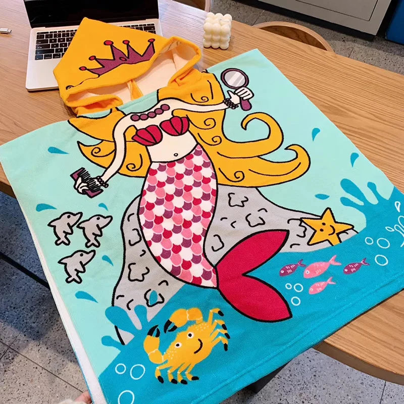 Mysigt badlakan med luva